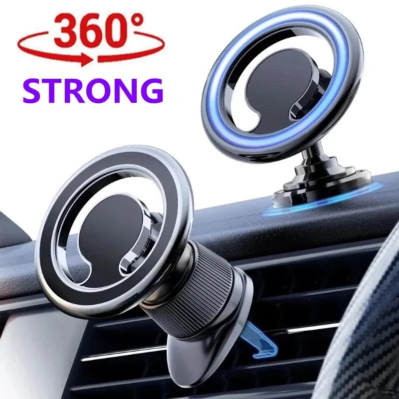 Universal Magnetic Car Phone Holder Stand Magnet Car Mount Support GPS Mobile Bracket in Car For iPhone 16 15 14 Samsung Xiaomi