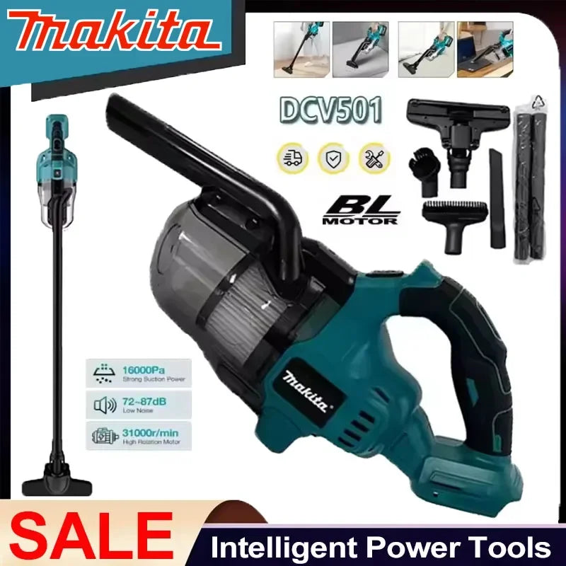 Makita DCV501 Cordless Handheld Vacuum Cleaner Portable Brushless Vehicle Mounted Floor Household Power Tools FitCar