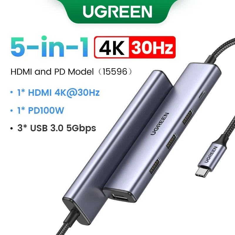 UGREEN 5-in-1 USB-C Hub