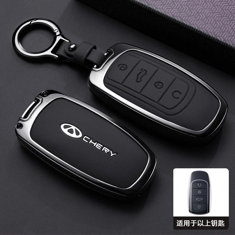 Car Accessories For Chery Jaecoo Tigo 7 8 Pro Max Omoda 9 C5 5 Phev Premium Plus Arrizo 5 Plus Key Case Holder Cover Chain