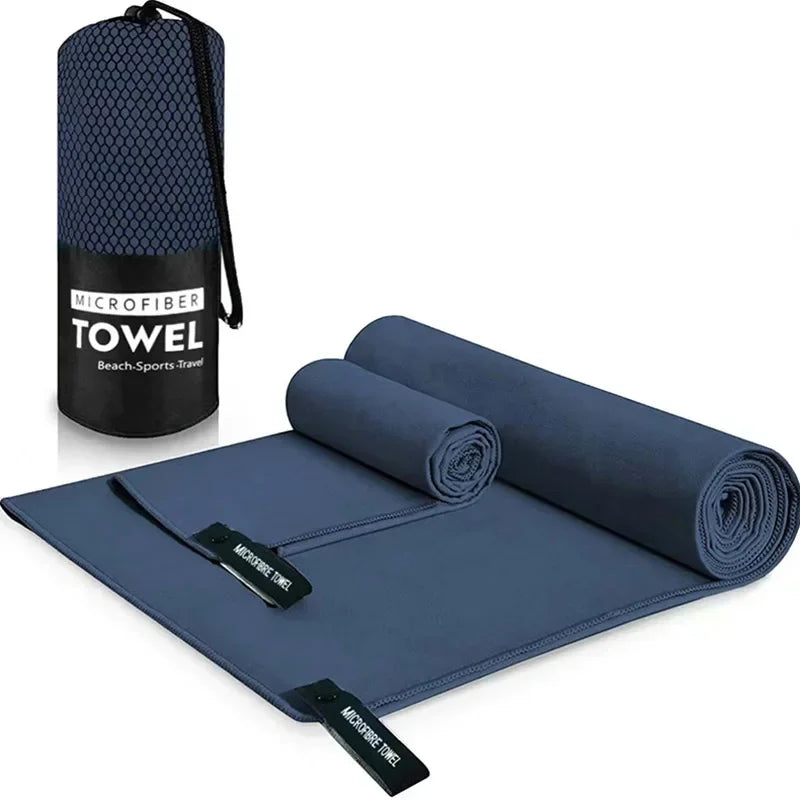 Quick-Drying Sports Towel 40x80/50x110cm Blue Grey Green Orange Swimming Gym Fitness Camping Running Beach Washcloth Towels