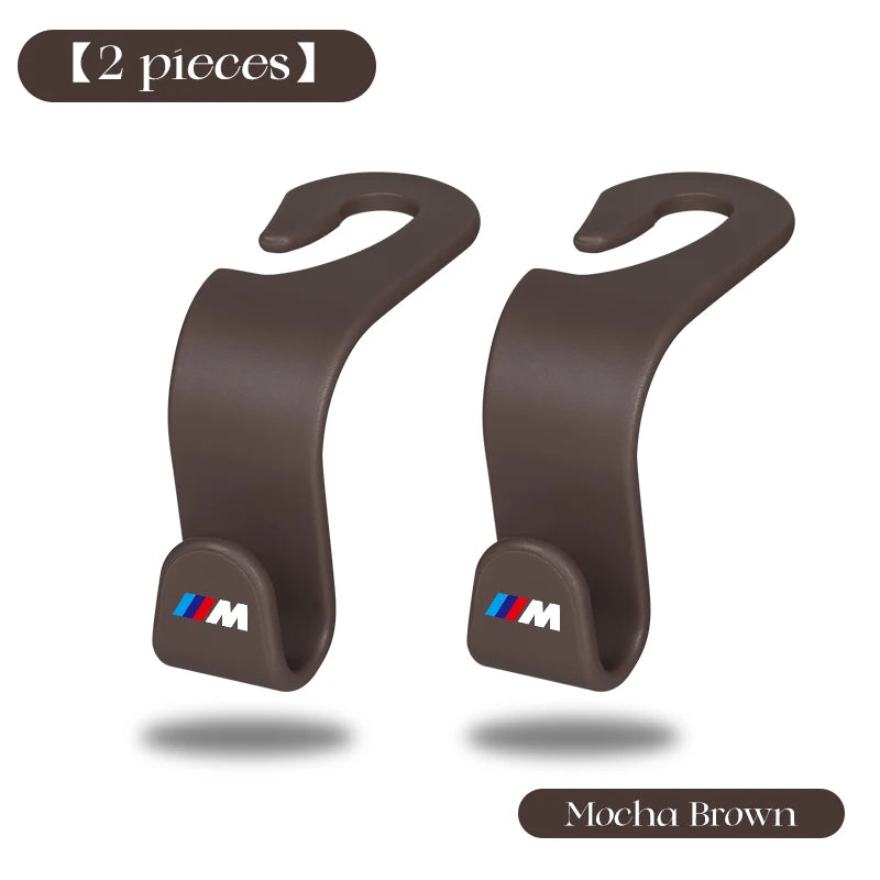For BMW 1 3 5 7 series Car Seat back hook G20 G30 G01 G05 F48 F15 F30 F31 E46 E90 X1 X2 X3 X4 X5 X6 X7 Rear seat storage hooks