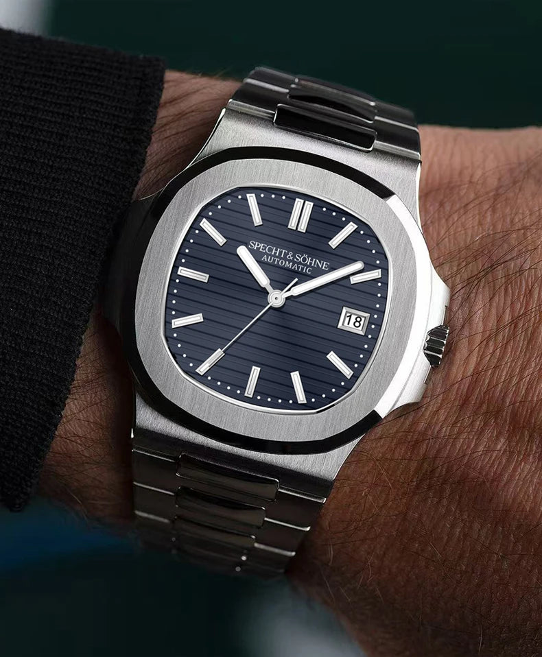 Specht&Sohne 2026 New Classic Men's Watches Luxury Automatic Watch For Men Stainless Steel Sapphire 8215 Mechanical WristWatch