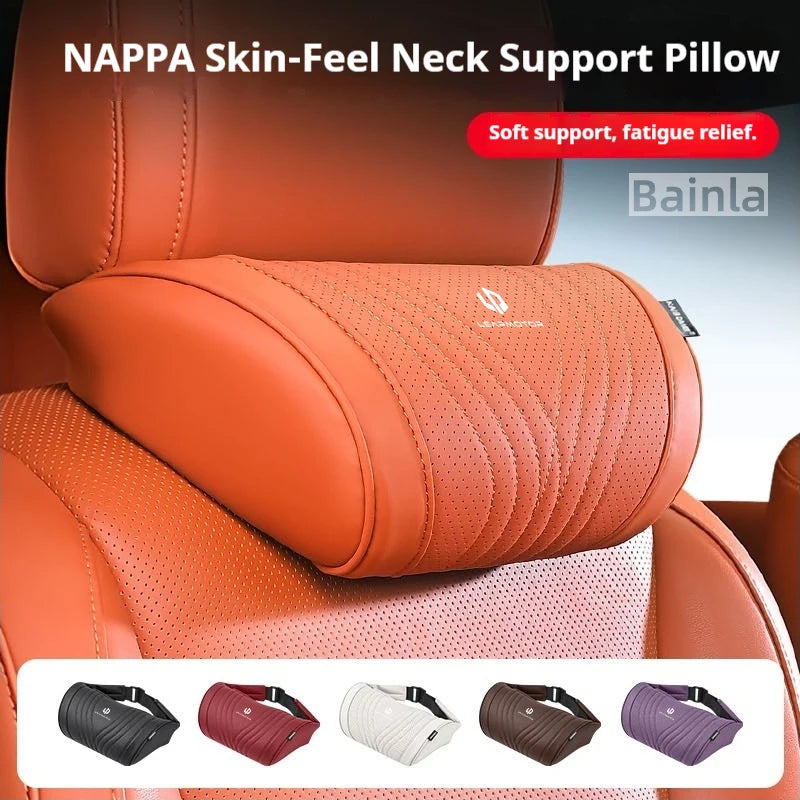 For Leapmotor C10 C11 C16 B10 C01 B01 2026, Car Headrest Neck Support Seat Lumbar Cushion Adjustable Breathable Soft,Accessories