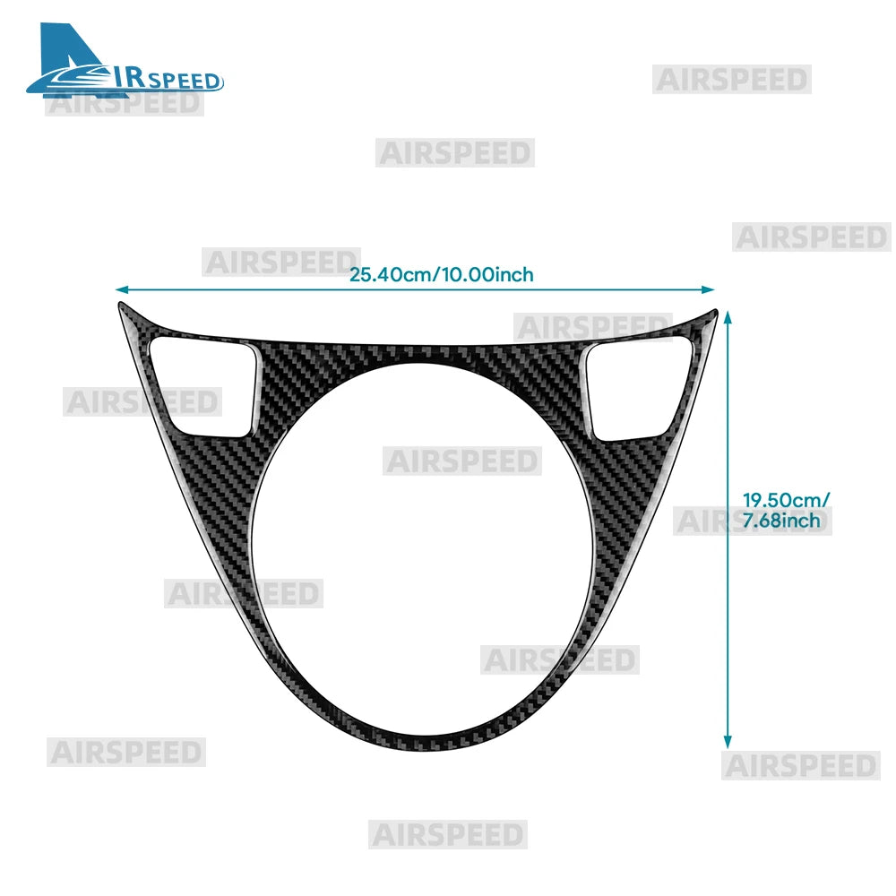 Real Soft Carbon Fiber Sticker For Abarth 595/695/Fiat 500C 2012-2015 For Fiat 500 2008-2015 LHD RHD AT MT Car Gear Shift Trim