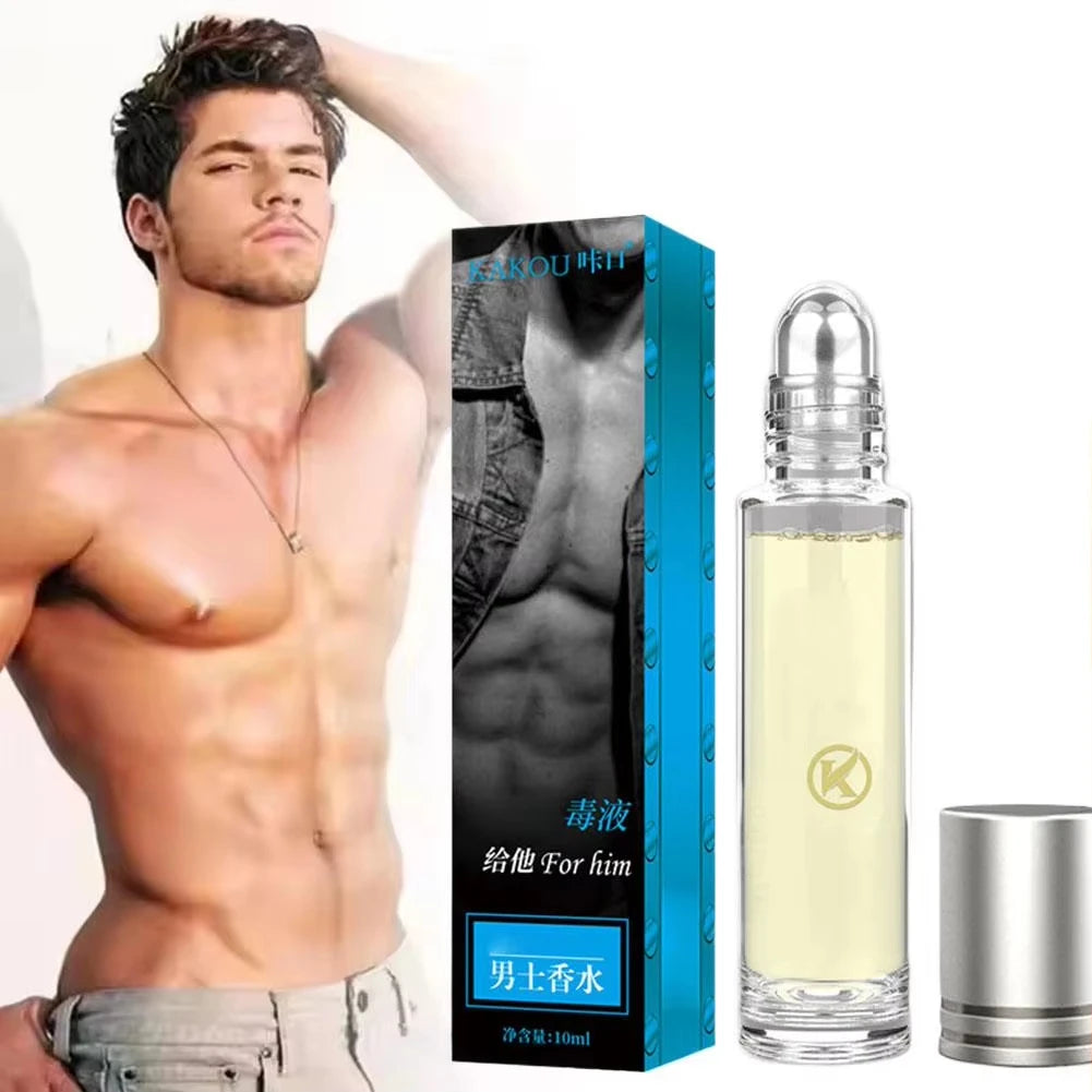 10ml Unisex Roll On Eau De Toilette Fresh Natural Fragrance Pheromone Temptation Lasting Dating Mini Portable Ball Body Parfum