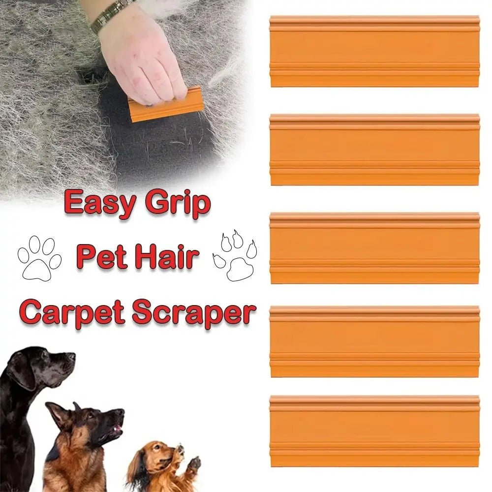 Durable Portable Pet Hair Carpet Scraper Mini Easy Grip Cat Dog Hair Scraper Carpet Scraper Couch Home Supplies Multifunctional