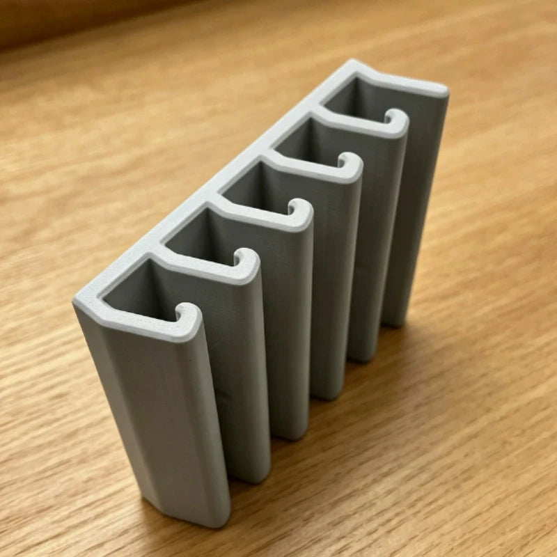 Space Saving Under Cabinet Lid Storage Rack Wall Mount Multi-Slot Sturdy Holder For Kitchen Sturdy  Container Lids Holder