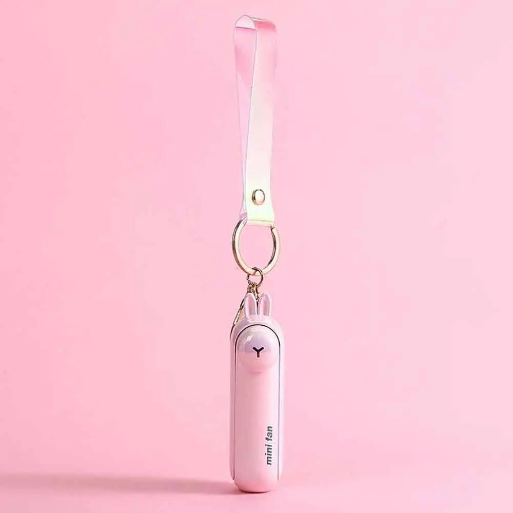Wholesale 1pcs Cute Mini Fan Hand USB Fold Portable Bedside Office Kipas Charge Battery Table Desk Cooling Folding Handheld Fan