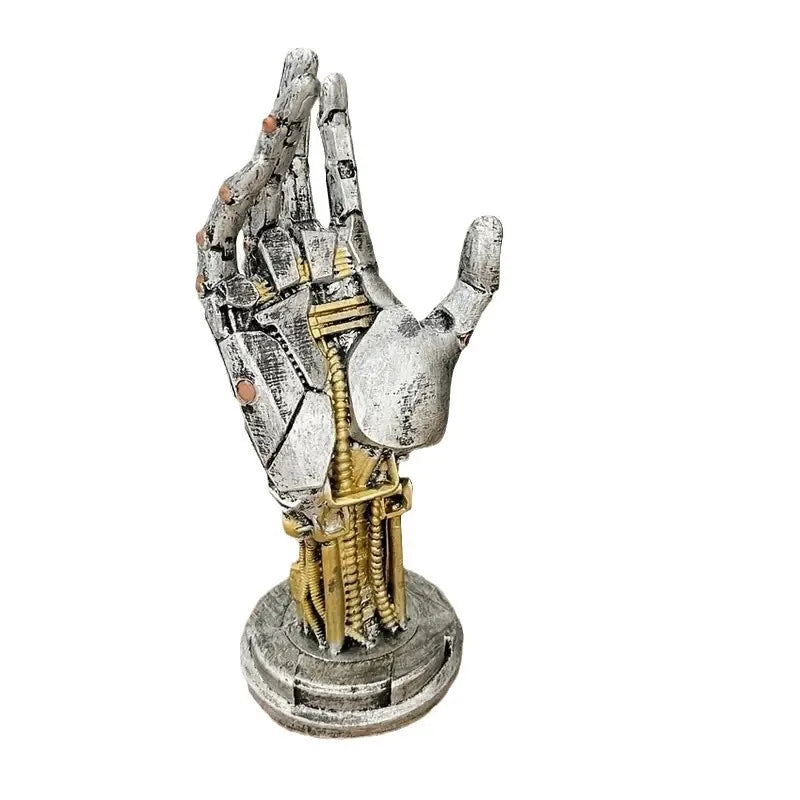 Futuristic Sci-fi Style Robotic Arm Decoration Gamepad Holder Boy Desk Cool Sense of Technology Ornament Key Jewelry Organizer
