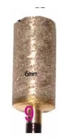 1pc Dental Lab Diamond Fully Sintered Burs 70 Coarse Grit Durable Grind or Polish Smoothly Shank:2.35mm