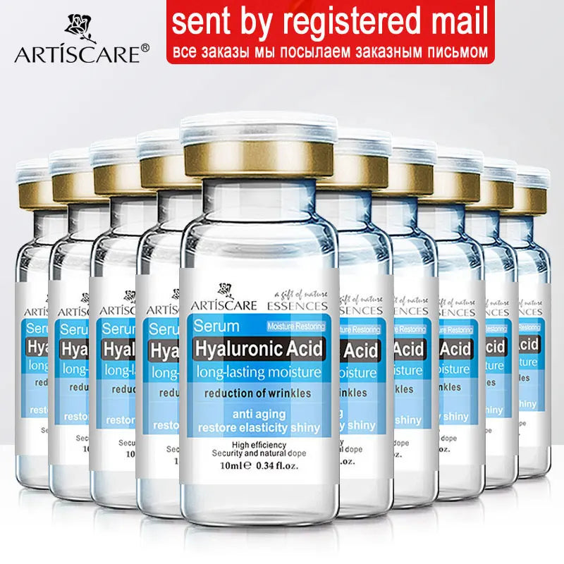 ARTISCARE Hyaluron Acid Serum 10pcs/Lot for Face Moisturizing and Hydrating Anti Aging Skin Care Essence Facial Care