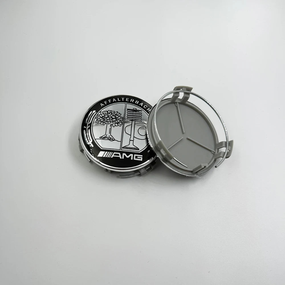 4pcs 75MM Car Wheel Center Hub Caps Covers For Mercedes Benz A B C S Class AMG GLA CLA GLC W176 W221 W204 W205 car ornaments