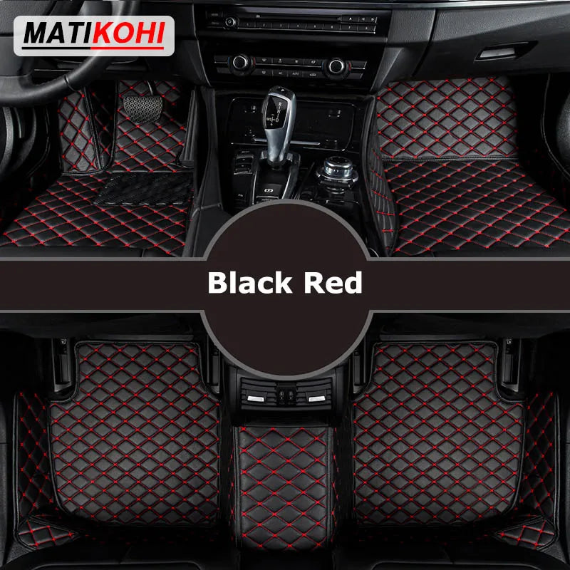 MATIKOHI Custom Car Floor Mats For Nissan Kicks Auto Carpets Foot Coche Accessorie