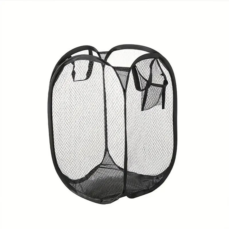 Foldable Mesh Laundry Storage Basket