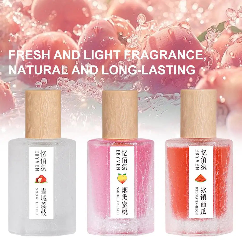 Natural Fruity Unisex Fragrance Sweet Watermelon Peach Litchi Eau De Toilette Fresh Charming Refreshing Women Scent Body Spray