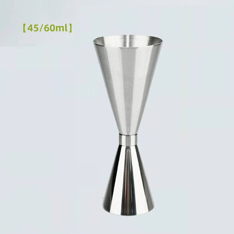 30/45/60/90ml Measuring Cup 304 Stainless Steel Measure Cup Cocktail Shot Drink Spirit Jigger Mixed Beaker Liquid Measuring Cups