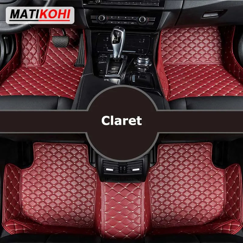 MATIKOHI Custom Car Floor Mats For Nissan Kicks Auto Carpets Foot Coche Accessorie