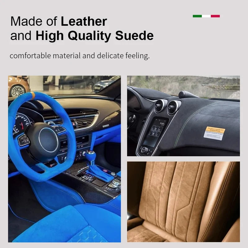 leather Suede Car Key Case Cover Shell For Mercedes Benz A B C E S G Class W204 W205 W212 W213 W176 W177 GLC CLA AMG Accessories