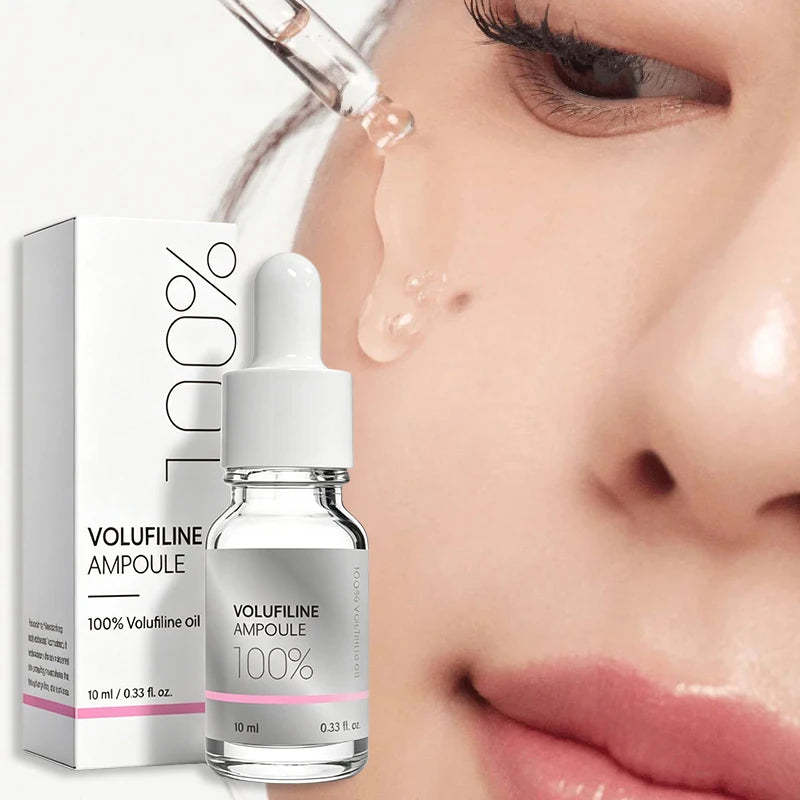 100% Volufiline Ampoule Serum 10ml Plumping Firming Moisturizing Serum Deeply Hydrates Improves Fine Lines Refreshes Non-sticky