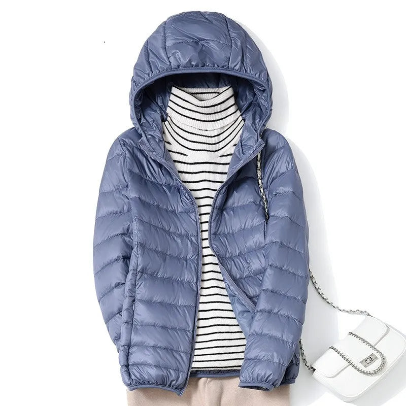 13 Color 2023 New Arrivals Women Fashion Short Ultralight Thin Packable Puffer Jackets Female Sweet Style Korean Down Coats