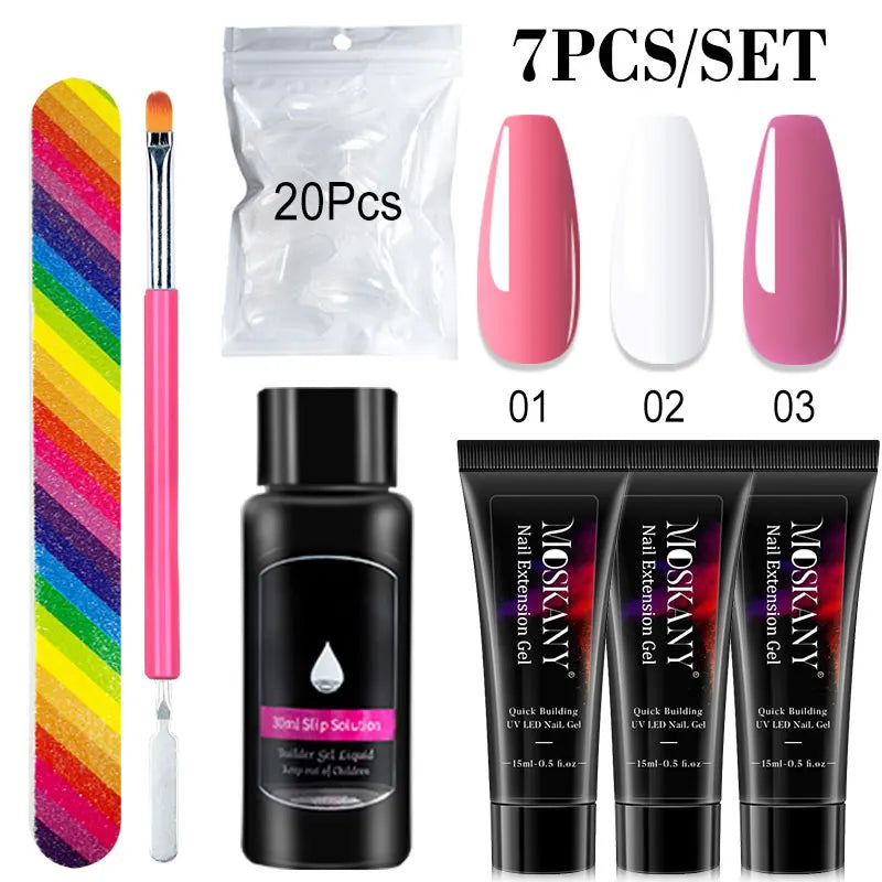 Poly Nail Gel Set Kit