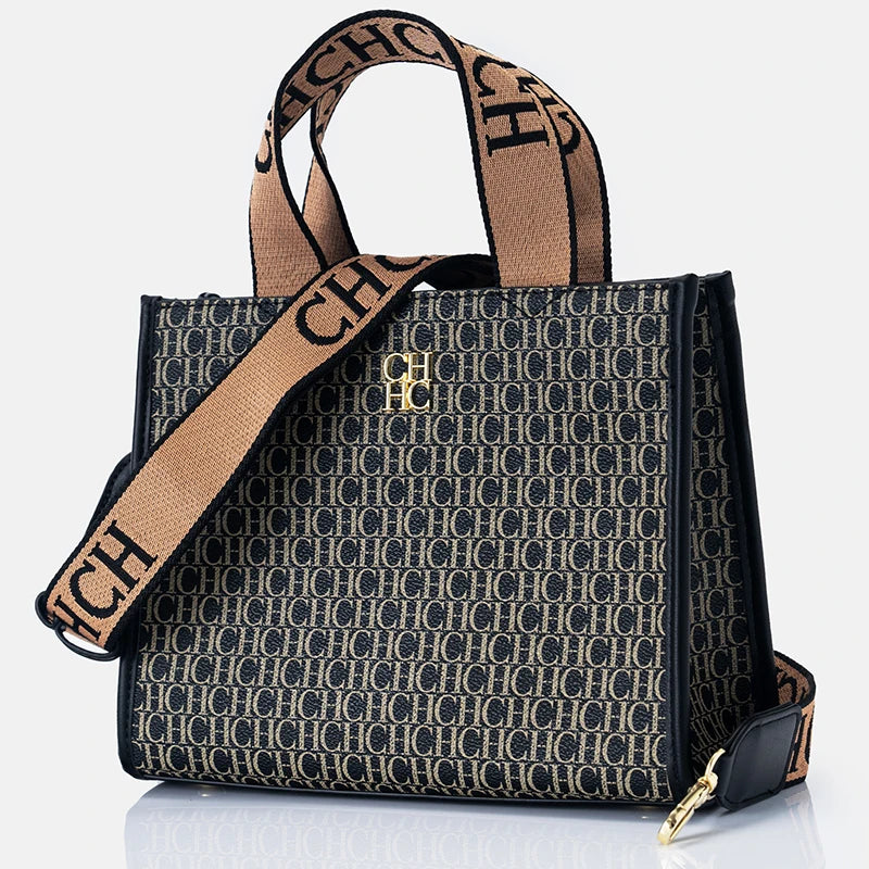 CH Women's Bags Metal Logo Casual Large Capacity Light Luxury Brand Designer 2026 New Fashion High Quality Women's Handbag