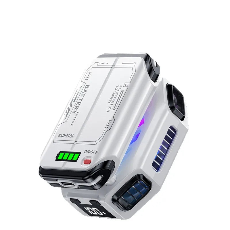 X111 Pro Mobile Phone Magnetic Semiconductor Coolng Radiator 7 Speed Control Built-in 1800mah Battery Universal PUBG Game Cooler