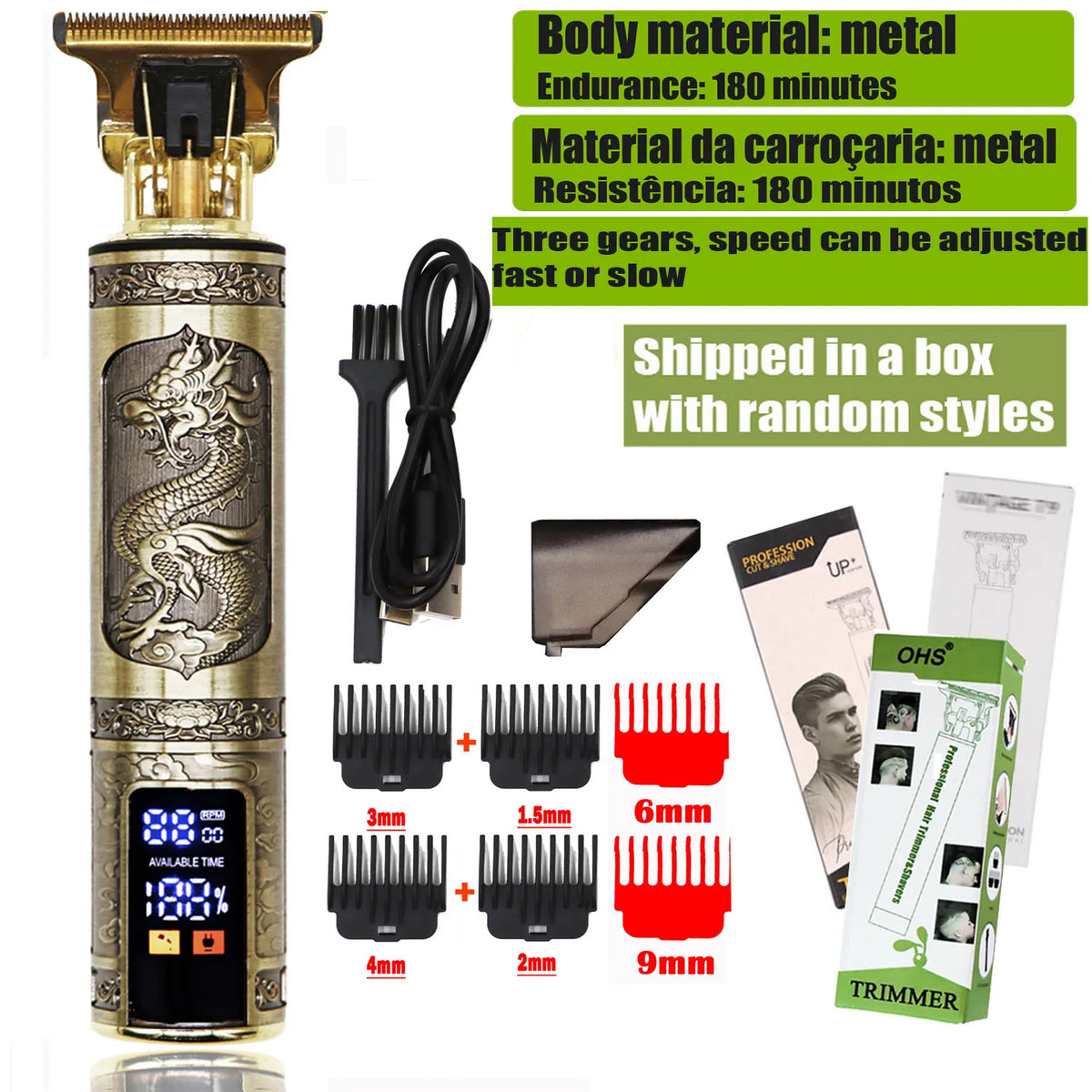 T9 Professional Hair Clipper