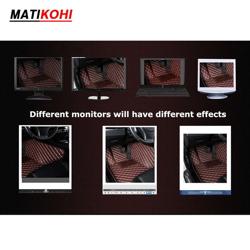 MATIKOHI Custom Car Floor Mats For Hyundai Genesis Auto Carpets Foot Coche Accessorie