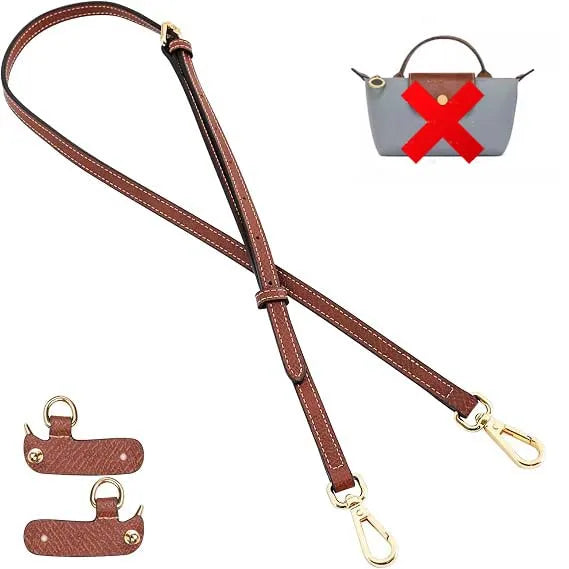 Mini Bags Leather Shoulder Strap Kit Fit For Longchamp Mini Pouch Adjustable Crossbody Small Bag Accessories