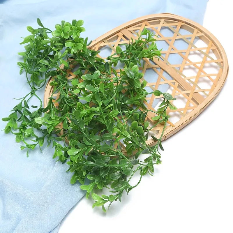 10/20/50Pcs Artificial Water Grass Fake Green Plants Foliage DIY Wreath Wall Hanging Home Wedding Party Floral Decor Ornaments