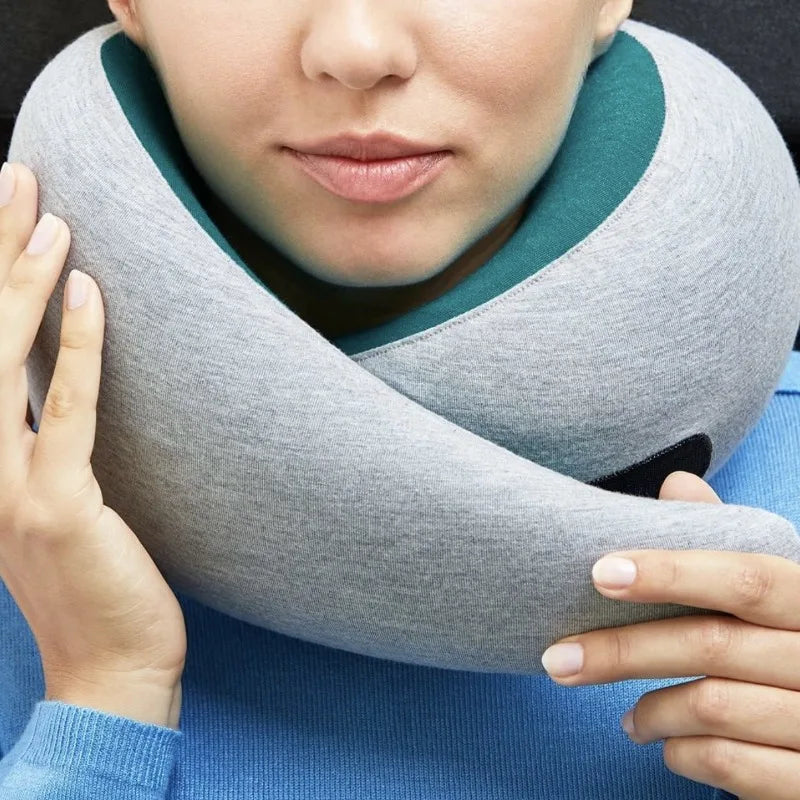 C0Q Travel Neck Pillow 360 Degree Support for Office Nap Airplane Flight Comfortable Portable U Shape Neck Rest