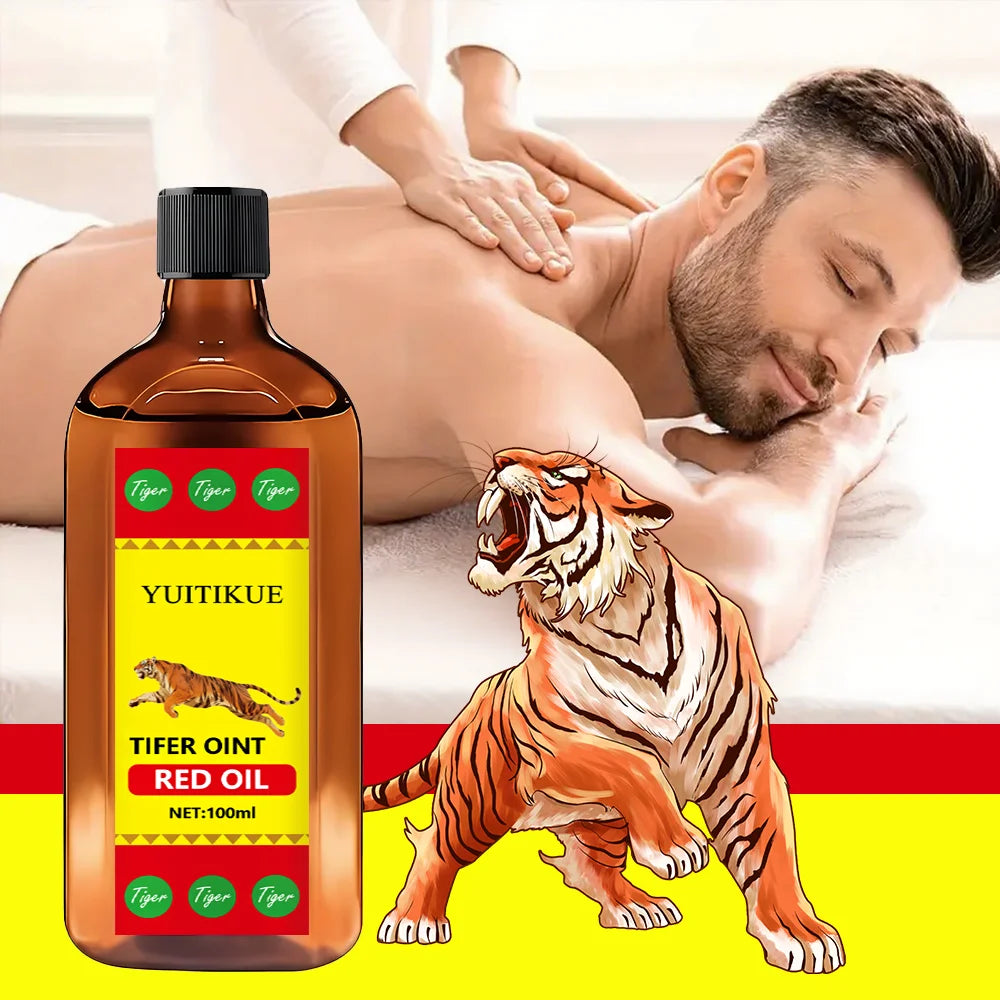 YUITIKUE Tifer Oint Red Oil - Joint & Body Care for Ankles/Elbows/Backs/Knees - Suitable for All People - 100ML