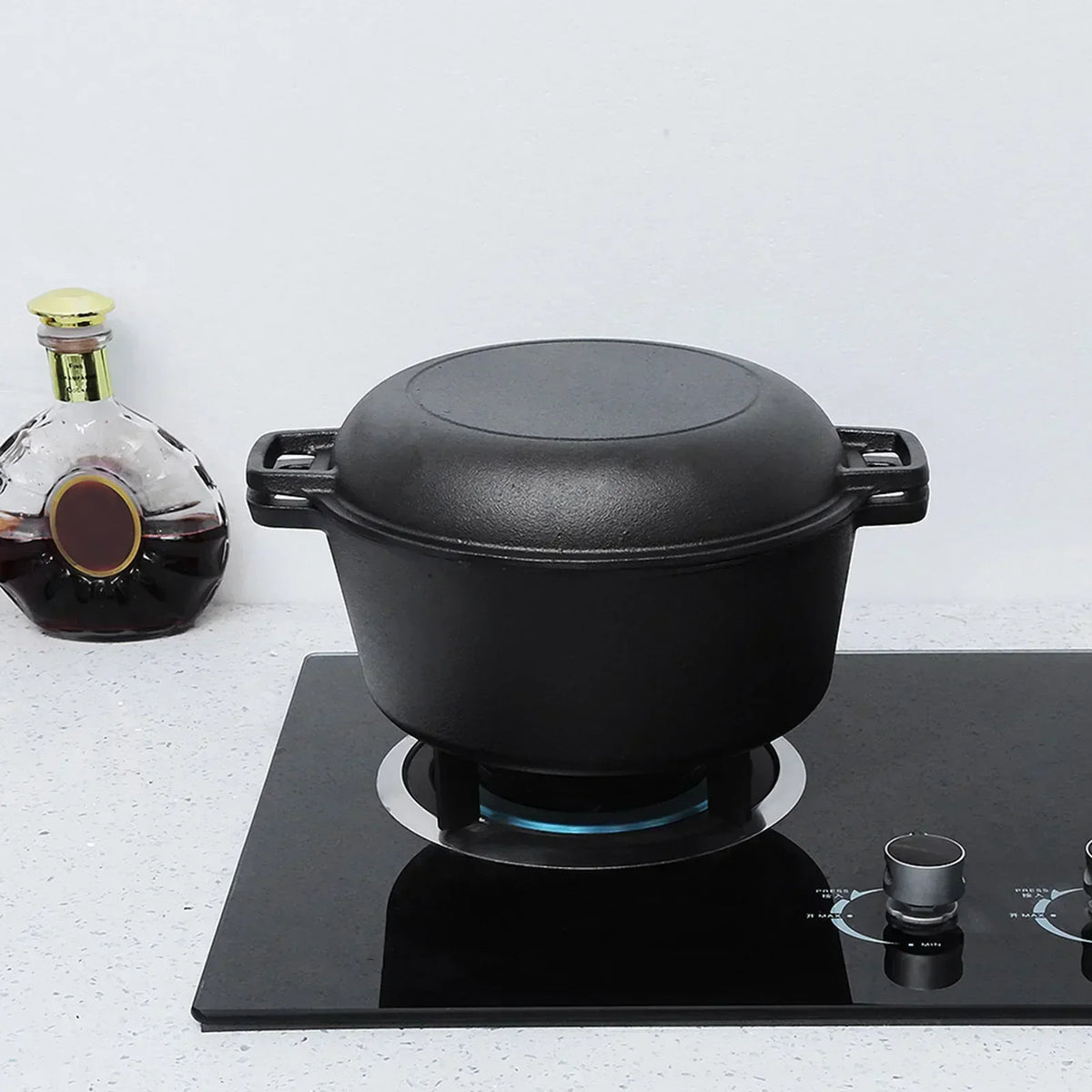 Cast Iron Double Dutch Oven