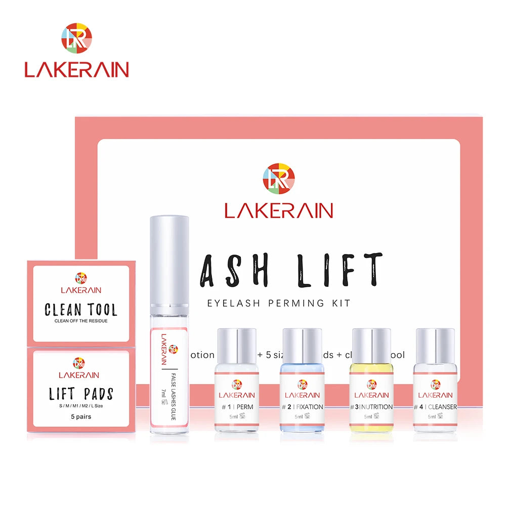 Free Shipping Lash Lift Kit Long Lasting Eyelash Lifting Perming Lotion Fixation Glue Curly Lasher Beauty Salon Home Use Pro Kit