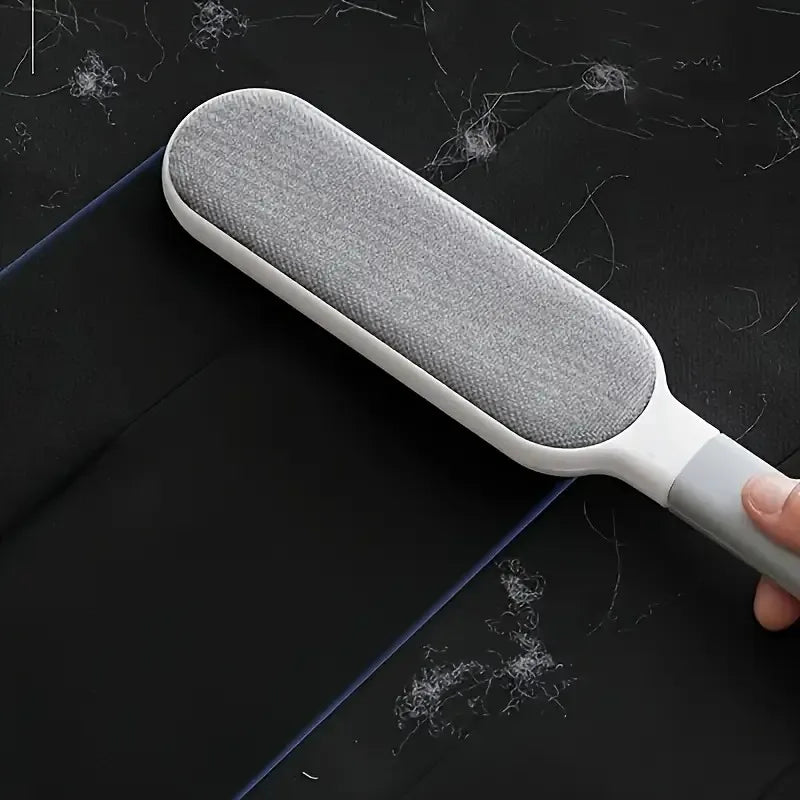 Reusable Washable Lint Brush - Double-Sided Static Pet Hair Remover for Clothes Sofa Carpet