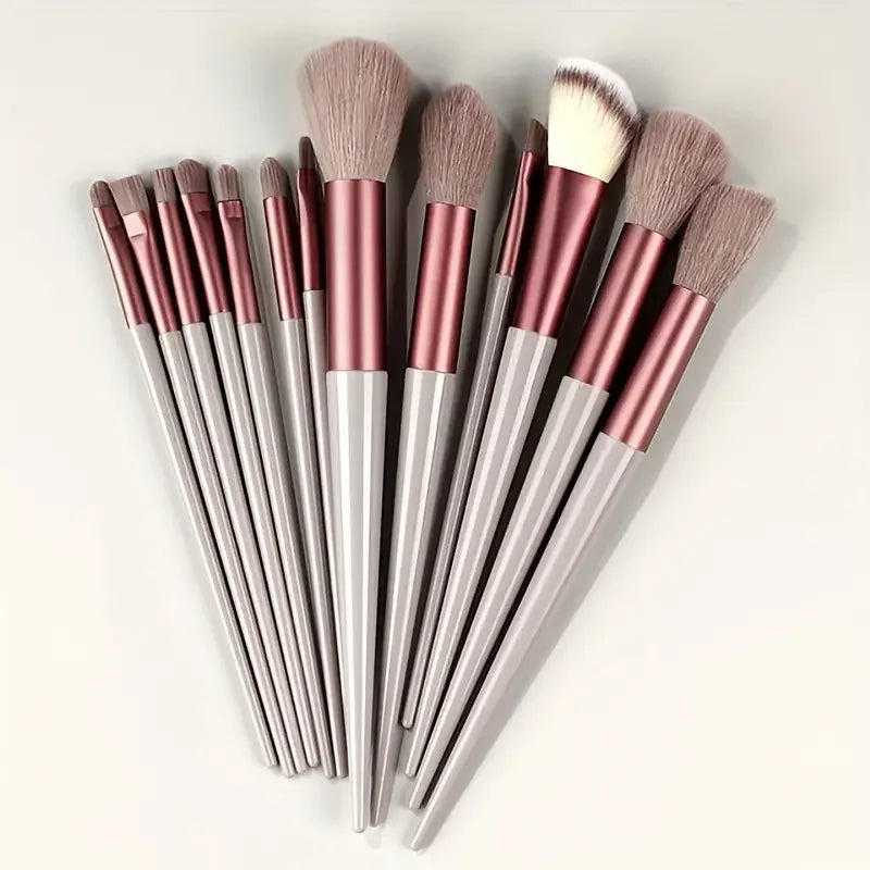 13PCS Fluffy Makeup Brush Set