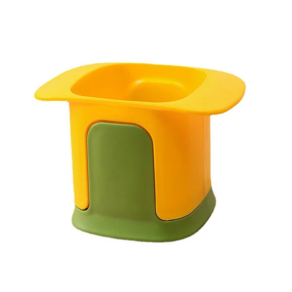 2-in-1 Vegetable Chopper Dicing Slitting Tool Hand Pressure Potato Carrot Onion Dicer Slicer Chopper Chips Cutting Box Gadgets