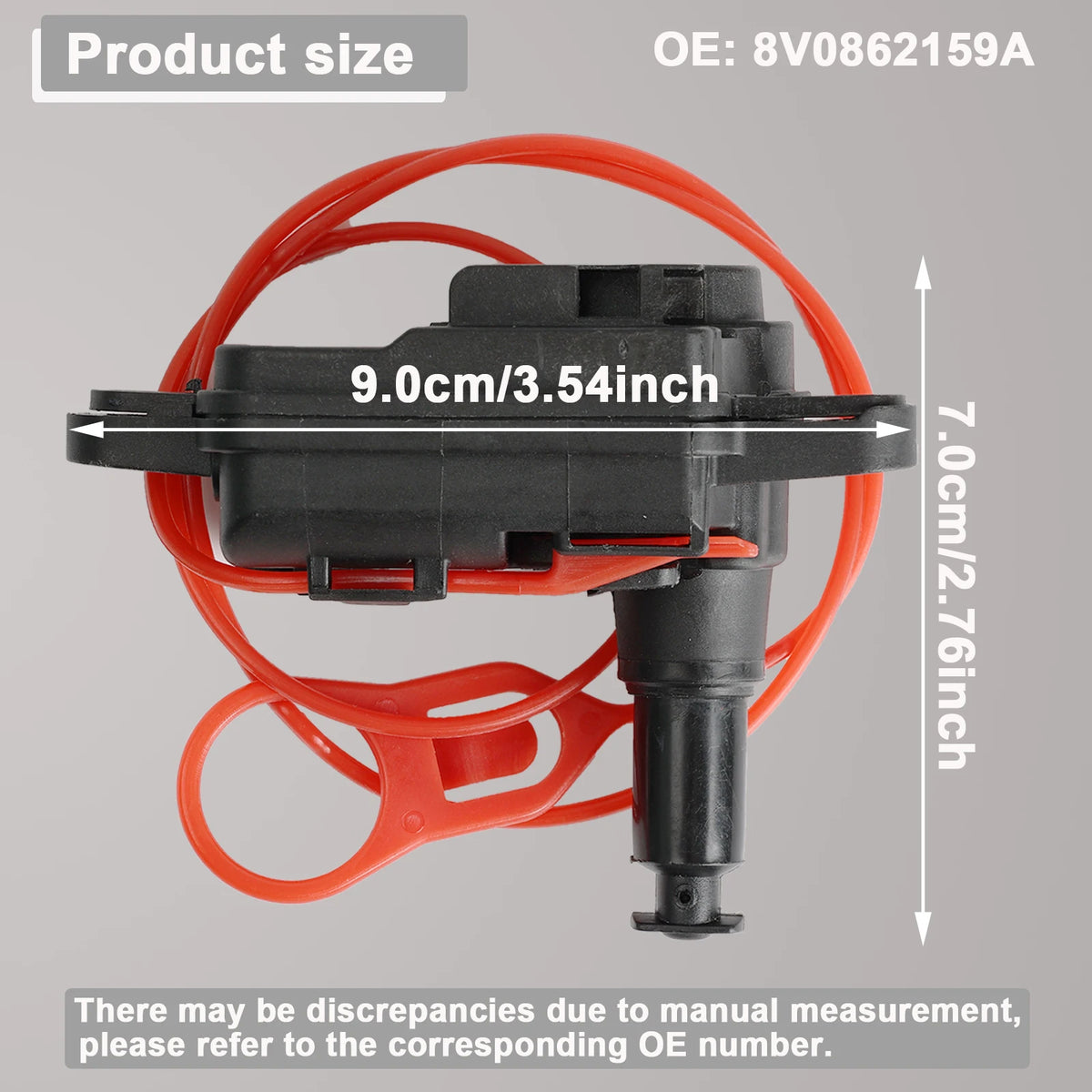 For Seat Ibiza Skoda Scala VW ID.3 Tiguan 2015-2020 2021 2021 2023 2024 Fuel Flap Door Release Lock Actuator Motor 8V0862159A