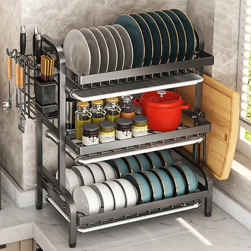 3-Layer Rustproof Dish Rack