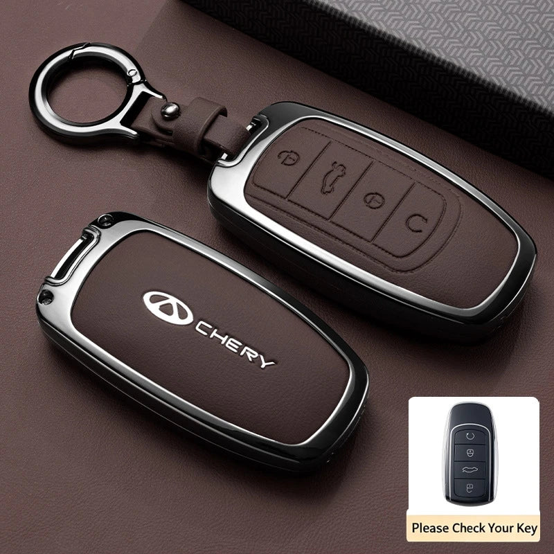 Car Accessories For Chery Jaecoo Tigo 7 8 Pro Max Omoda 9 C5 5 Phev Premium Plus Arrizo 5 Plus Key Case Holder Cover Chain