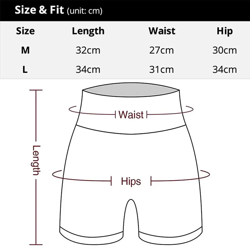 High Waisted Yoga Shorts for Women Tummy Control Butt Lifting Workout Shorts Gym Running Activewear Ladies Fitness Bottoms