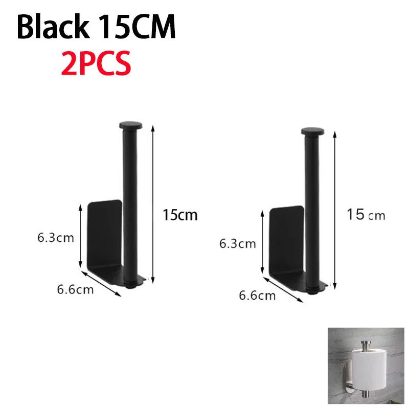 Kitchen Towel Holder Stainless Steel Paper Towel Holder Under Sink Organizer Lengthen Storage Rack Sink Accessories SNJ007