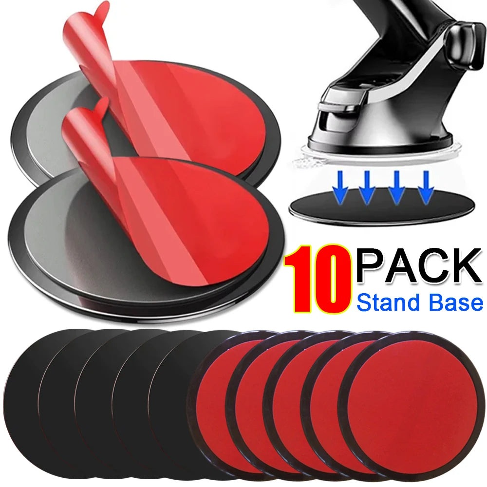 Universal Car Suction Cup Adhesive Dashboard Mount Pad Base for Navigation GPS Brackets 80mm Round Car Mobile Phone Holder Stand