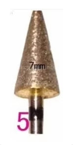 1pc Dental Lab Diamond Fully Sintered Burs 70 Coarse Grit Durable Grind or Polish Smoothly Shank:2.35mm