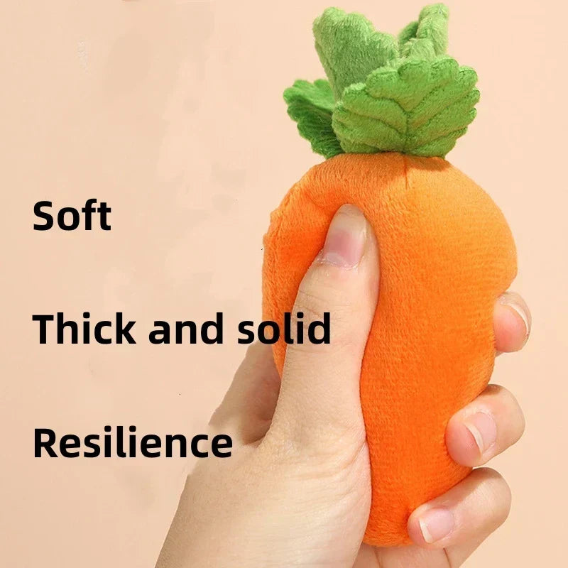 2-in-1 Carrot Dog Toy