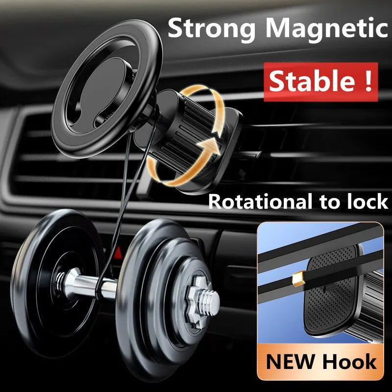 Universal Magnetic Car Phone Holder Stand Magnet Car Mount Support GPS Mobile Bracket in Car For iPhone 16 15 14 Samsung Xiaomi