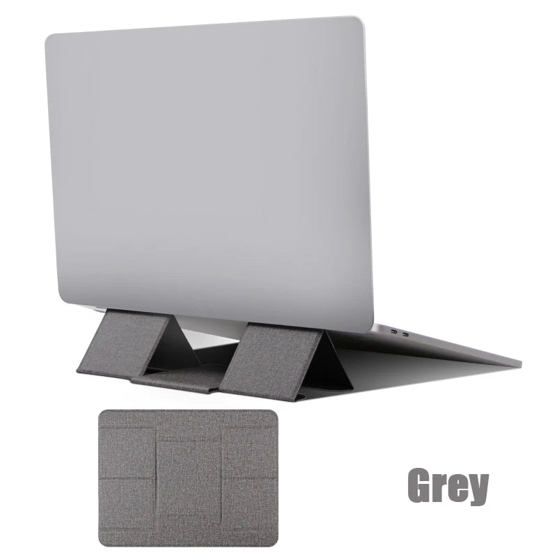New Laptop Stand for Desk Foldable Magnetic Desktop Tablet Holder Lightweight Bracket Cooling Slim Laptop Stand Adjustable Mount