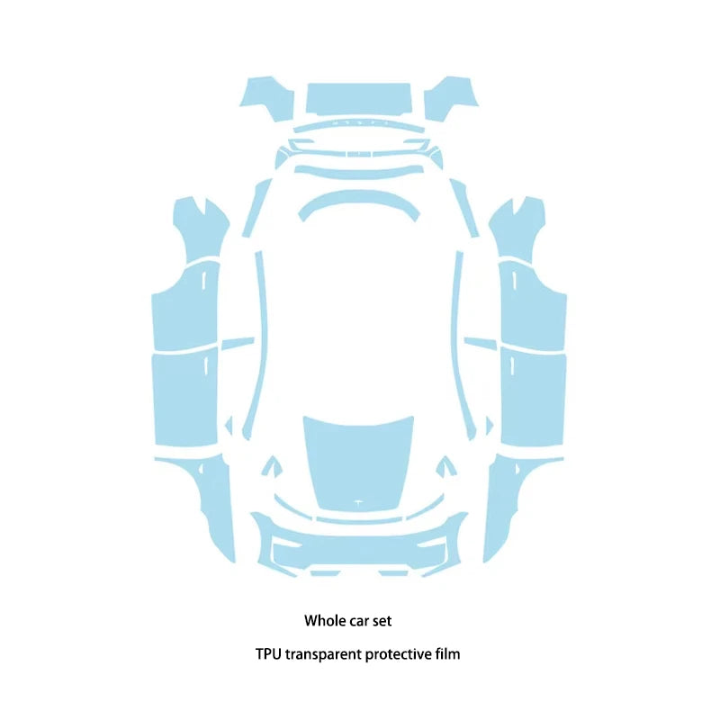 For Tesla ModelY Juniper2025 TPU Transparent Sticker Body Accessories Styling Pre-Cut Paint Protection Film Car Clear Kit Sticke